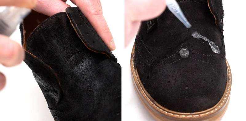 How to use Black Suede Dye with Sponge for Easy Applicaton. 