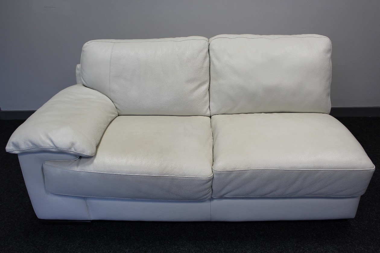 white leather sofa cleaner